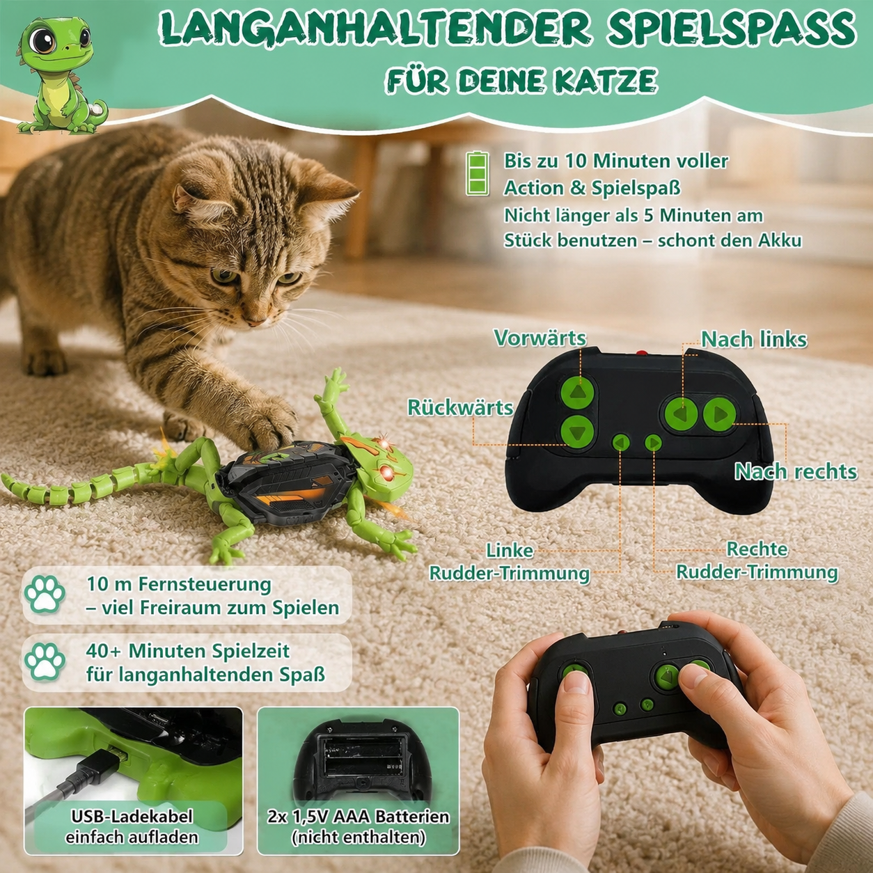 Liebling Pets Gecko Spaß